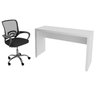 Kit 2 Peças com Escrivaninha 127cm Me4135 e Cadeira Diretor Tela Mesh Tok 3310 Espresso Móveis - 2