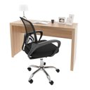 Ver imagem 1 de Conjunto 2 Peças com Escrivaninha 127cm ME4135 e Cadeira Diretor Tela Mesh Tok 3310 Espresso Móveis Marrom/Amendoa
