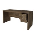 Ver mais imagens de Kit 2 Peças com Escrivaninha 3 Gavetas com Cadeira de Escritório Diretor Tela Mesh