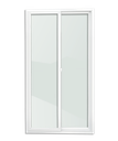 Ver imagem 1 de Porta Correr PVC 2F.210 x 180 V.Liso Temperado Brimak