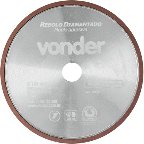 Rebolo Diamantado Para Af.Serras 150mm Vonder