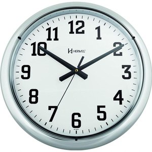 Relógio de Parede Herweg Quartz 660128 Prata - Prata