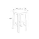 Ver imagem 5 de Banqueta Alta Decorativa Lívia para Balcão Cozinha Base em Madeira Suede Cinza