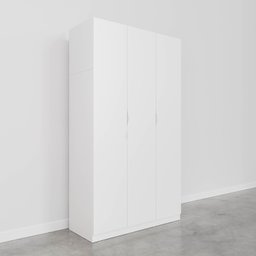 Guarda Roupa Modulado 3 Portas com Cabideiro Hera Cabecasa Madeiramadeira - 10