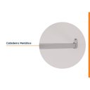 Ver imagem 7 de Guarda Roupa Planejado 3 Portas com Cabideiro Hera CabeCasa MadeiraOriginals Branco/Algodão/Cinza Cromado