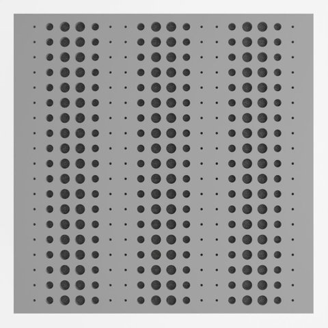 Painel Acústico Absorvedor Decorativo 60x60mm Maestra Cinza