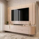 Ver imagem 1 de Rack para Sala com Painel para TV 75 pol Dion D05 Off White - Lyam Decor