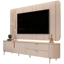Ver imagem 3 de Rack para Sala com Painel para TV 75 pol Dion D05 Off White - Lyam Decor