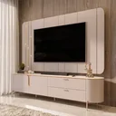 Ver imagem 4 de Rack para Sala com Painel para TV 75 pol Dion D05 Off White - Lyam Decor