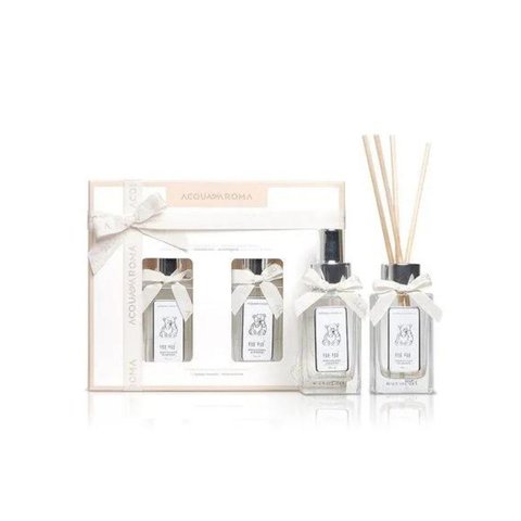 Kit Óleo Difusor + Perfume para Ambientes Acqua Aroma 90ml Bebê