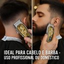 Ver imagem 6 de Dragão Retro Máquina Profissional Barbearia Cabelo Barba Recarregável Cor Dourado