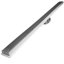 Ver imagem 1 de Ralo Linear Banheiro Seca Box 5x80 Inox Bolinha Espelhado Coletor Branco com Sifão