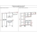 Ver imagem 4 de Cozinha 10 Portas Balcão 2 Gavetas Nala