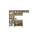 Ver imagem 2 de Cozinha 10 Portas Balcão 2 Gavetas Nala