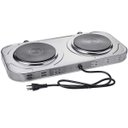 Ver imagem 2 de Fogão Elétrico de Mesa Agratto 2 Pratos Inox Portátil 220v