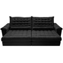 Ver imagem 5 de Sofá Retrátil e Reclinável 2,55m Molas Ensacadas Cama inBox Big Space com Bordado 3D Velusoft