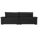 Ver imagem 6 de Sofá Retrátil e Reclinável 2,55m Molas Ensacadas Cama inBox Big Space com Bordado 3D Velusoft
