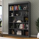 Ver imagem 2 de Estante de Livros 120cmx181cm 4 Prateleiras Home Office YesCasa
