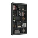 Ver imagem 4 de Estante de Livros 93CMX181CM 4 Prateleiras Home Office Espresso Móveis Grafite