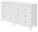 Ver imagem 1 de Comoda Horizontal Maggiore 6 Gavetas - Lp - Rei de Casa Branco