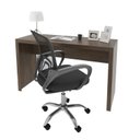 Ver imagem 1 de Kit 2 Peças com Escrivaninha 127cm com Cadeira de Escritório Diretor Tela Mesh