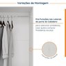 Guarda Roupa Modulado 3 Portas com Cabideiro Hera CabeCasa MadeiraOriginals - 8
