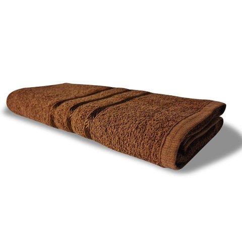 Toalha de Banho Grande Viena 230g/m² 100% Algodão 70x125cm - Marrom Marrom