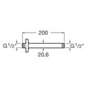 Ver imagem 2 de Braço para Chuveiro de Teto 200 Mm Raindream Roca