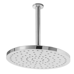 Chuveiro com Tubo de Teto Redondo 250 Mm Rainsense Roca
