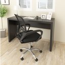 Ver imagem 1 de Kit 2 Peças com Escrivaninha 127cm com Cadeira de Escritório Diretor Tela Mesh