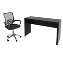 Ver imagem 3 de Conjunto 2 Peças com Escrivaninha 127cm com Cadeira de Escritório Diretor Tela Mesh Preto