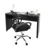 Kit 2 Peças com Escrivaninha 127cm com Cadeira de Escritório Diretor Tela Mesh - 2