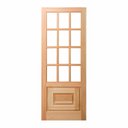 Ver imagem 1 de Folha de Porta Maciça em Eucalipto Acabamento Natural 210x82cm PM11 Oriental Cruzeiro Portas Marrom