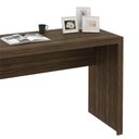 Ver imagem 5 de Conjunto 2 Peças com Escrivaninha 127cm com Cadeira de Escritório Diretor Tela Mesh Nogal Marrom