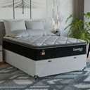 Ver imagem 7 de Cama Box Baú Casal Colchão Comfort Class Pillow Top 138x188 Preto/suede Branco