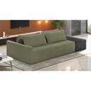 Ver imagem 2 de Sofá Ilha 2 Lugares Living 272cm Modulado Lary Bouclê Pu Pto K01 Cor Verde