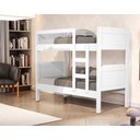 Ver imagem 2 de Beliche Solteiro Vira Duas Camas Branca 100% Mdf Lançamento:branco