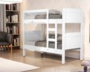 Ver imagem 2 de Beliche Solteiro Vira Duas Camas Branca 100% Mdf Lançamento:branco