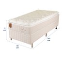 Ver imagem 5 de Cama Box Solteiro (box + Colchão) 96x203x71 Safira Prorelax Molas Ensacadas Pillow Top Viscoelástico