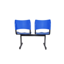 Ver imagem 2 de Longarina Turim 2 Lugares Maiart Azul