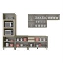 Ver imagem 5 de Cozinha Completa 5 Peças para Forno e Cooktop 12 Portas Aurora Espresso Móveis