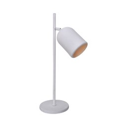 LUMINÁRIA DE MESA ANNY 1 LAMP E27 BRANCO C/ GOLD - 3106 LUM BR/GLD - 1