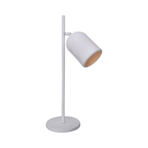 LUMINÁRIA DE MESA ANNY 1 LAMP E27 BRANCO C/ GOLD - 3106 LUM BR/GLD