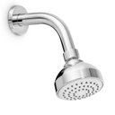 Ver imagem 1 de Chuveiro Redondo com Braço de Parede 80 mm Smart Celite Cinza/Cromado