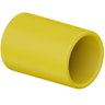 Luva De Pressão Emenda Para Conduites Corrugados PVC Amarelo Instalações Elétricas De 3/4 25mm - 1