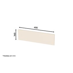 Rodapé Para Balcão Canto Oblíquo 100% MDF Aurora - 2