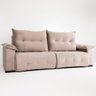 Sofá Retrátil e Reclinável Lisboa 4 Lugares 2,70m Veludo Luxor Cappuccino Espuma D28 - 4