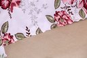 Ver imagem 3 de Kit Colcha Cobre Leito 3 Peças Casal Queen Size Estampado Enxoval Vinho