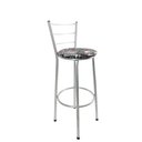 Ver imagem 2 de Kit 2 Banqueta Alta Prata Cozinha Gourmet Americana Balcão:cerveja