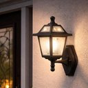 Ver imagem 3 de Kit 2 Luminárias Clássica Parede 39cm Jardim Varanda Entrada Suporte Inferior Termoplástico Dital